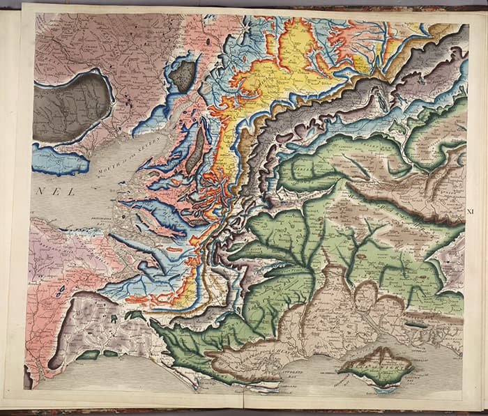 Map of England and Wales from 1815