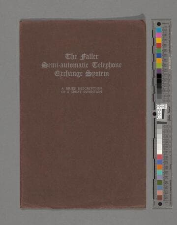 Published articles, typescripts, and other materials relating to telephony
