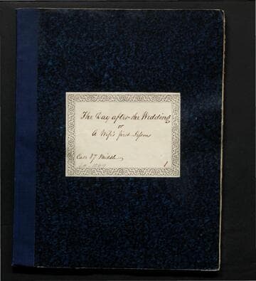 The Day after the Wedding; or, A Wife's First Lesson