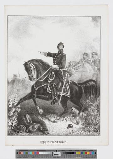 Geo. Stoneman. Maj. Genl. U.S.A