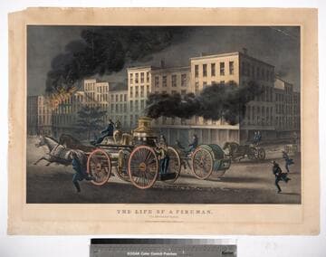 The life of a fireman. The metropolitan system