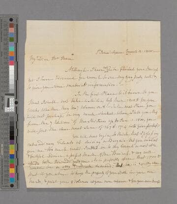 Beilby Porteus, Bishop of London. Letter to Hannah More