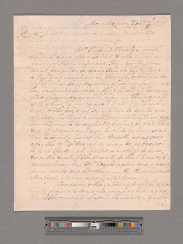 Letter from George Washington, Mount Vernon, to Reverend Jonathan Boucher