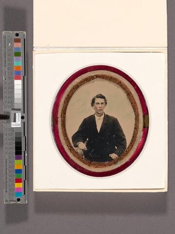 Portrait of a young man, hand-colored [Shorb family?]