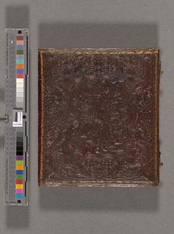 Portrait of a woman with a small child on her lap [Prentice-Stoddard-Saunders families?]