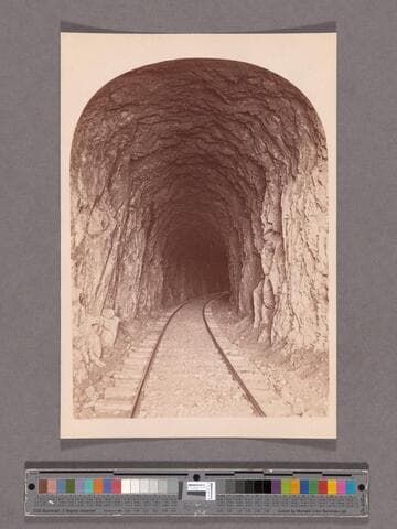 Interior of Tunnel No. 10, Tehachapi Pass, Kern Co., S.P.R.R
