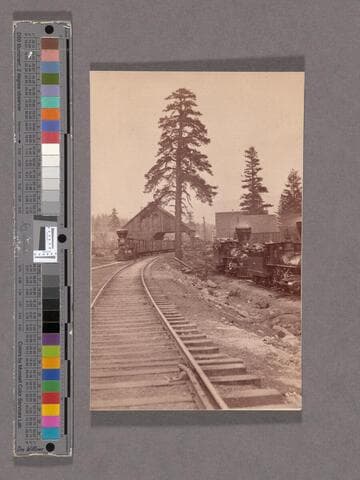 Depot at Truckee. 119 miles from Sacramento