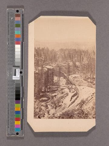 Long Ravine Bridge from the top of Cape Horn