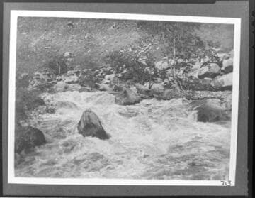 The Kern River below the Kern River #1 powerhouse