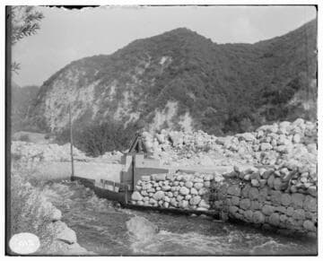 Sluice gates at Lytle Creek Hydro Plant