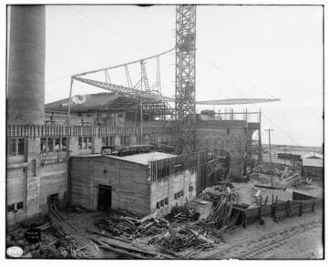 Long Beach Steam Station, Plant #1 - Bird's