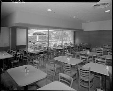 Cafeteria dining area
