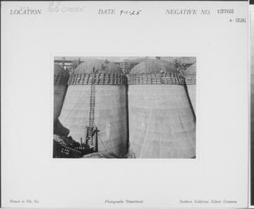 Big Creek, Florence Lake Dam - Arches 13 & 14