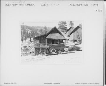 Big Creek, Florence Lake Dam