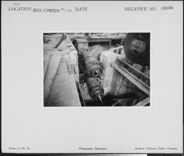 Big Creek #1 - Nozzle assembly in place