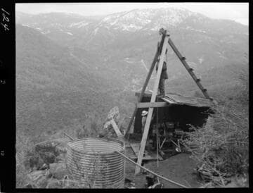 Big Creek - Mammoth Pool - Core drilling in surge chamber area - power tunnel
