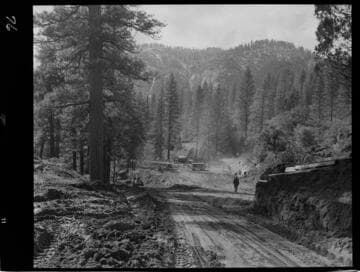 Big Creek - Mammoth Pool - Excavation for equipment maintenance building
