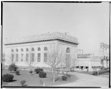 Vestal Switching Station - Close-up of building