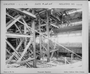 Long Beach Steam Station, Plant #2 - Installing boilers