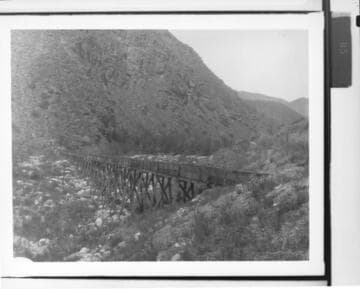 The raceway flume joining the tailrace of Mill Creek #2 Hydro Plant and Mill Creek #3 Hydro Plant with the intake of Mill Creek #1 Hydro Plant