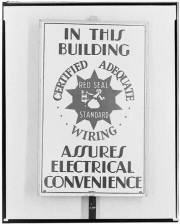 C1.1 - Charts miscellaneous - Red Seal sign post