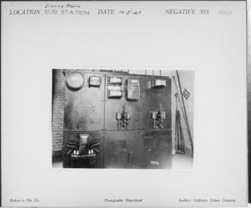 Sierra Madre Substation - Interior