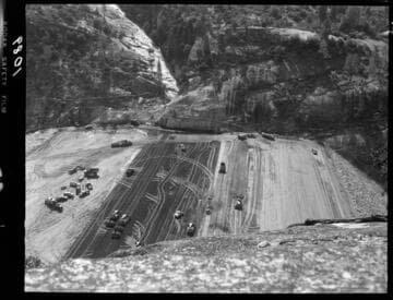 Big Creek - Mammoth Pool - General view of dam