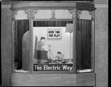 General Office display window