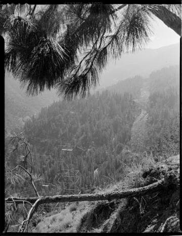 Big Creek transmission line tower
