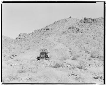 Boulder-Chino Transmission Line - Hauling steel up mountain on cable