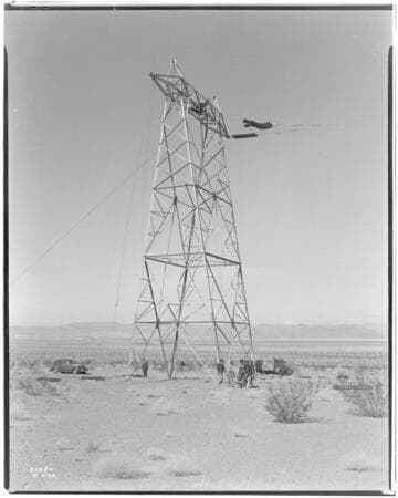 Boulder-Chino Transmission Line - Dead end tower