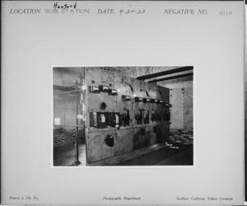 Hanford Substation - Interior
