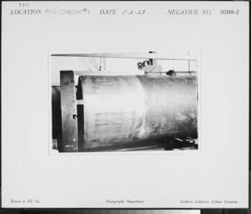 Big Creek #1 - Penstock #1, Unit 3