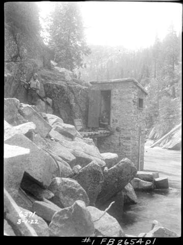 Big Creek, Mono-Bear Diversion - Recorder house