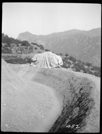 The ditch at Tule Plant ready for concrete while under construction