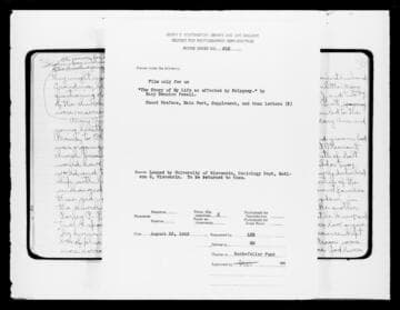 The story of my life as affected by polygamy [microform], 1948