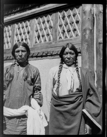 Bagro Sumago (left) and John Concha in Taos