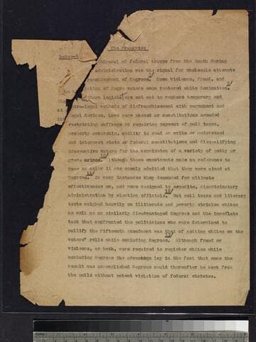 Incomplete manuscript "Holmes