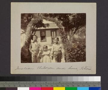 Indian children and home, Potrero