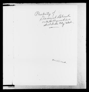 Letterbook of the Rio Virgen Manufacturing Co. [microform]: St. George, Utah, 1898-1910