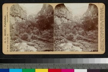 Cataract Creek, below Bridal Veil Falls; via Ash Fork, Arizona, A. & P.R.R