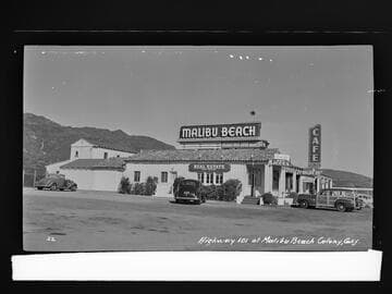 Highway 101 at Malibu Beach Colony, Calif
