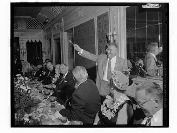 John B.T. (Jack) Campbell retirement party with George Haley