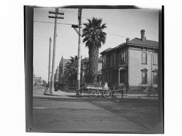 Hospital building at 6th and Olive streets, Los Angeles
