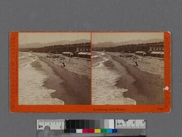 Sea bathing, Santa Monica
