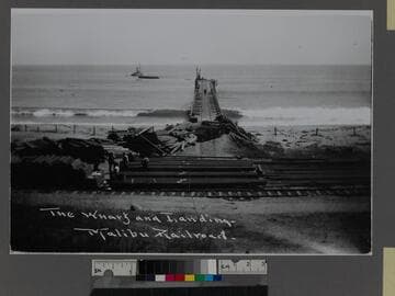 The Wharf and Landing - Malibu Railroad