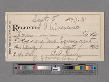 Letter from Ysidro Alvarado (La Sandia) to Antonio Alvarado (Reseda, California)