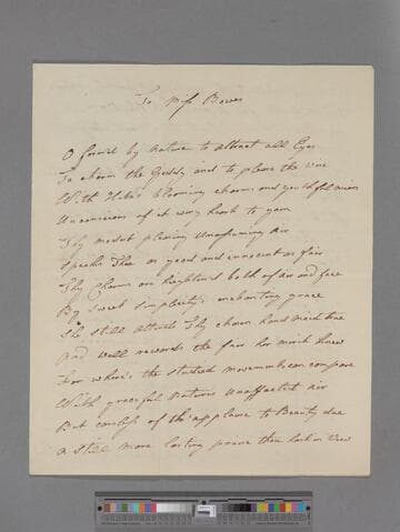 Alison, Dorothea (Gregory). To Miss Bowes [: a poem]