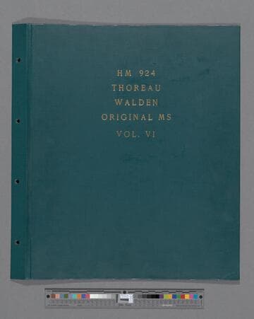 Walden; or, life in the woods, [1854], Vol. 6