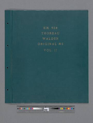 Walden; or, life in the woods, [1854], Vol. 2